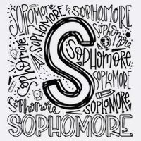Sophomore Tenth 10th Grade Typography Back To School Sustainable Bucket Hat