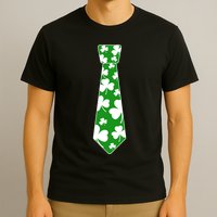 Shamrock Irish Clover Party Tie T-Shirt
