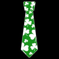 Shamrock Irish Clover Party Tie T-Shirt