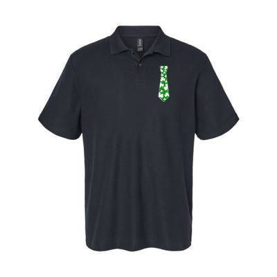 Shamrock Irish Clover Party Tie Polo