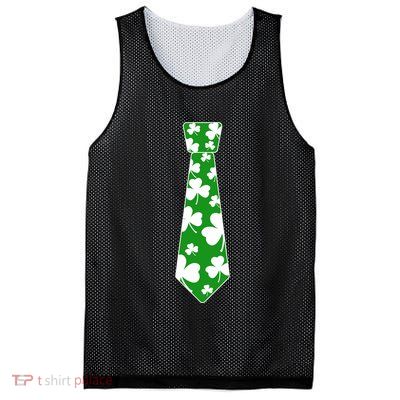 Shamrock Irish Clover Party Tie Mesh Reversible Basketball Jersey Tank