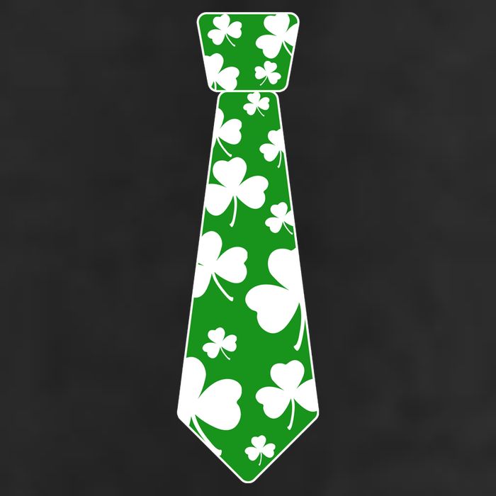 Shamrock Irish Clover Party Tie 25L Jumbo Tote