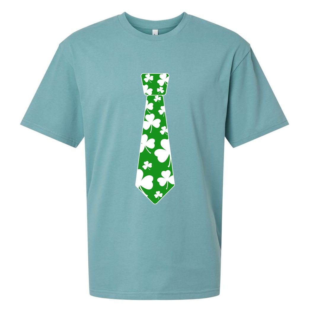 Shamrock Irish Clover Party Tie Sueded Cloud Jersey T-Shirt