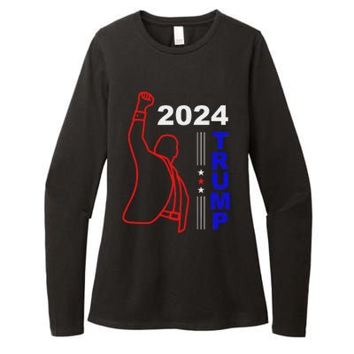 Survived Trump 2024 Election Womens CVC Long Sleeve Shirt