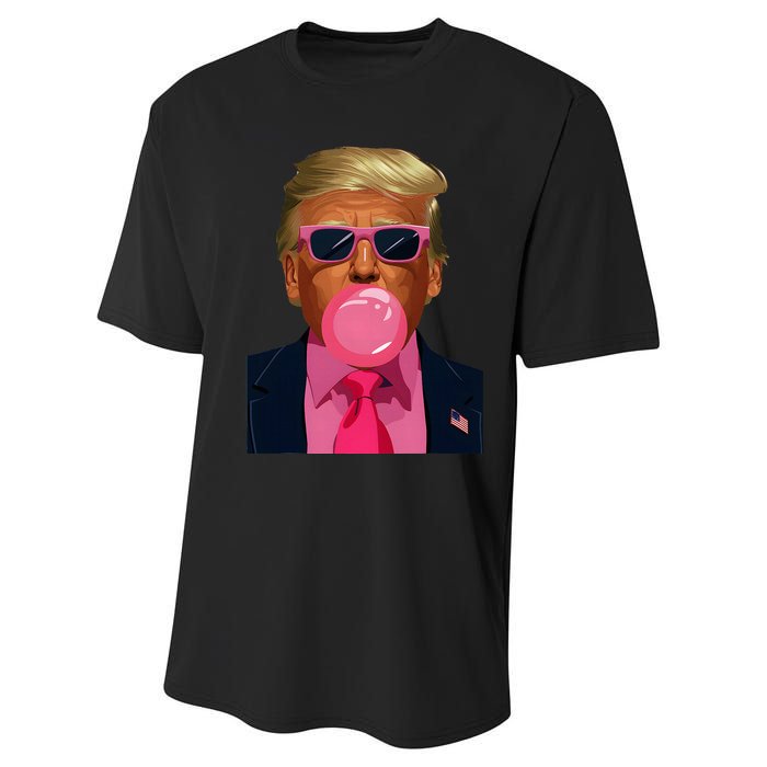 Sunglasses Trump 2024 Vote President Funny Performance Sprint T-Shirt