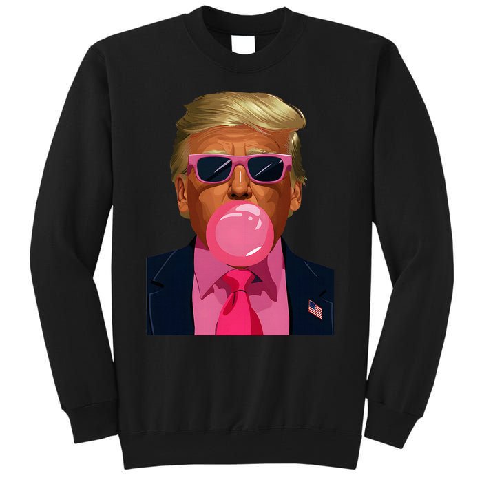 Sunglasses Trump 2024 Vote President Funny Tall Sweatshirt