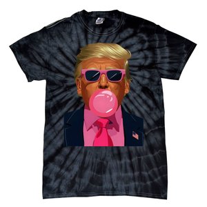 Sunglasses Trump 2024 Vote President Funny Tie-Dye T-Shirt