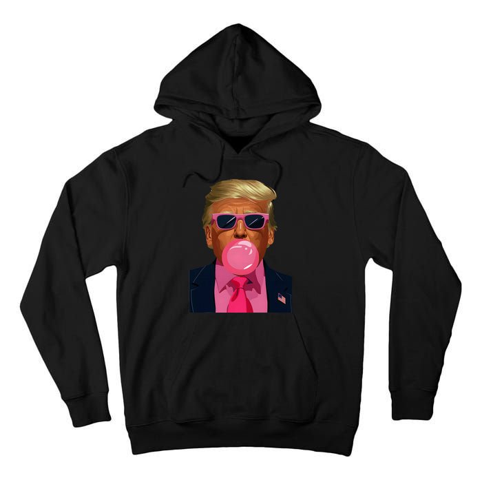 Sunglasses Trump 2024 Vote President Funny Tall Hoodie