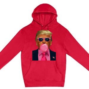 Sunglasses Trump 2024 Vote President Funny Premium Pullover Hoodie