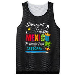 Straight Trippin 2024 Family Vacation Trip Mexico Matching Mesh Reversible Basketball Jersey Tank