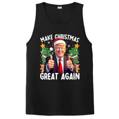 Santa Trump 2024 Usa Make Christmas Great Again Funny Trump Meaningful Gift PosiCharge Competitor Tank