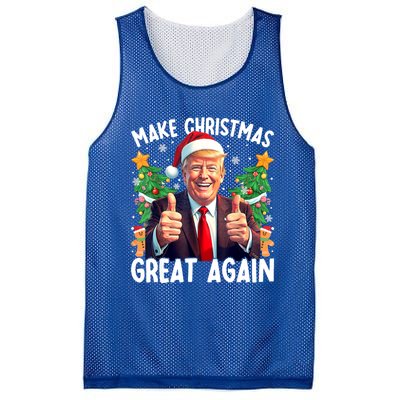 Santa Trump 2024 Usa Make Christmas Great Again Funny Trump Meaningful Gift Mesh Reversible Basketball Jersey Tank