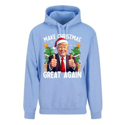 Santa Trump 2024 Usa Make Christmas Great Again Funny Trump Meaningful Gift Unisex Surf Hoodie