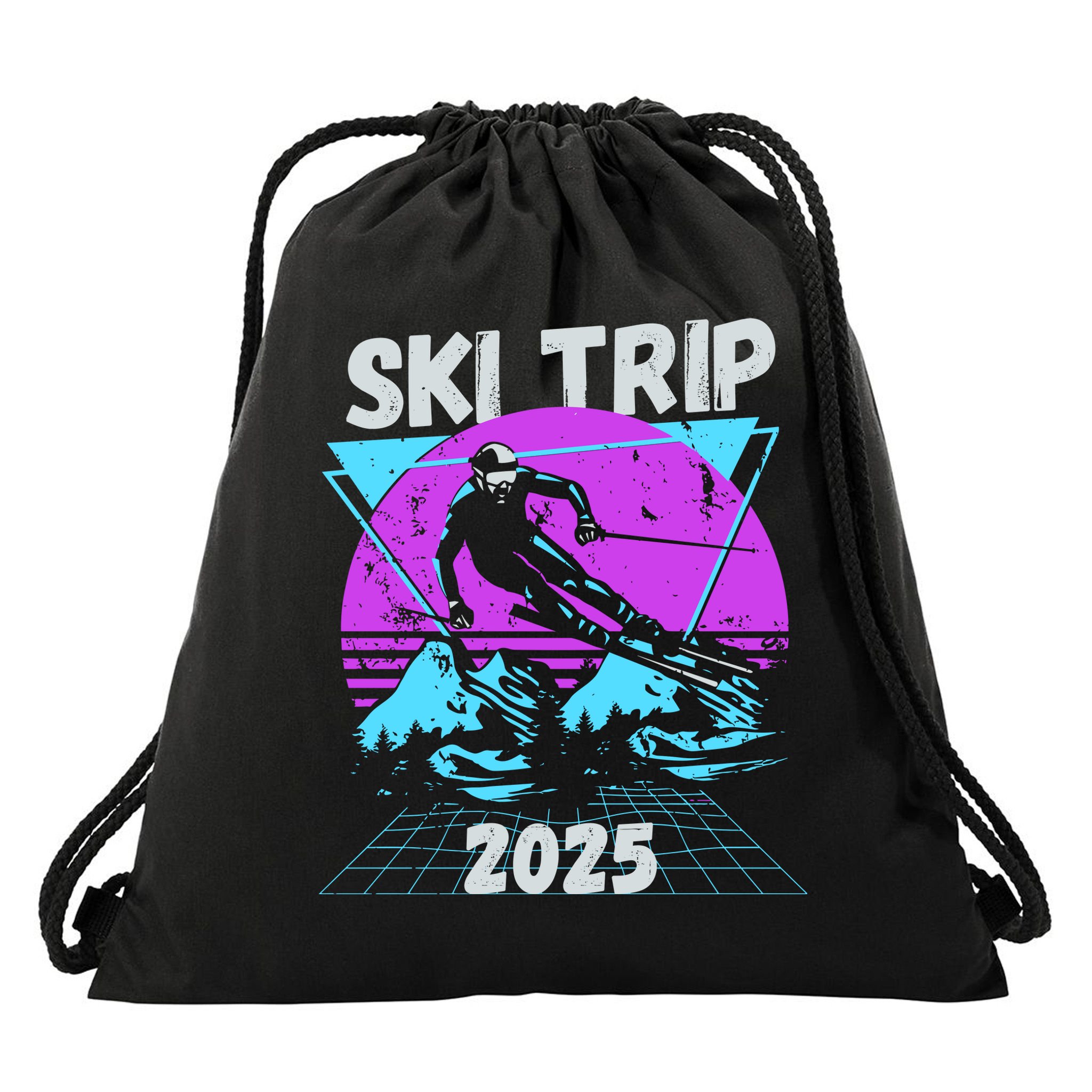 Ski Trip 2025 Drawstring Bag