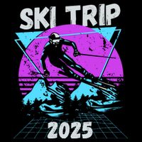 Ski Trip 2025 Drawstring Bag