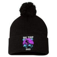 Ski Trip 2025 Pom Pom 12in Knit Beanie