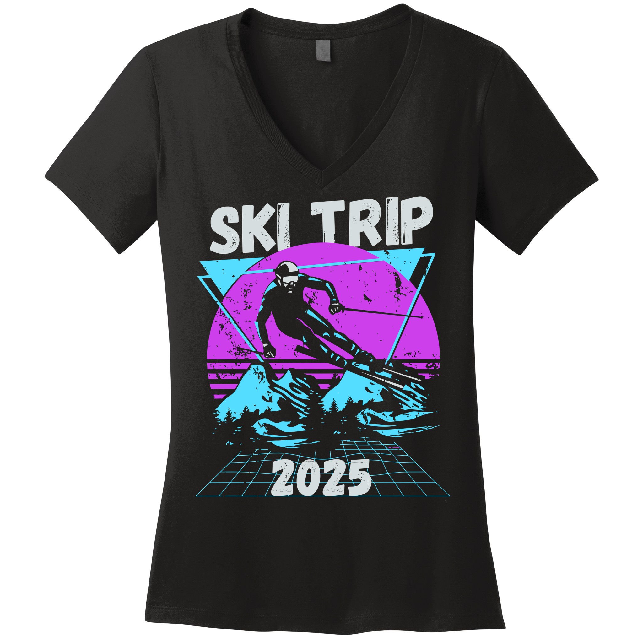 Ski Trip 2025 Women's V-Neck T-Shirt