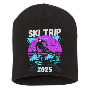 Ski Trip 2025 Short Acrylic Beanie