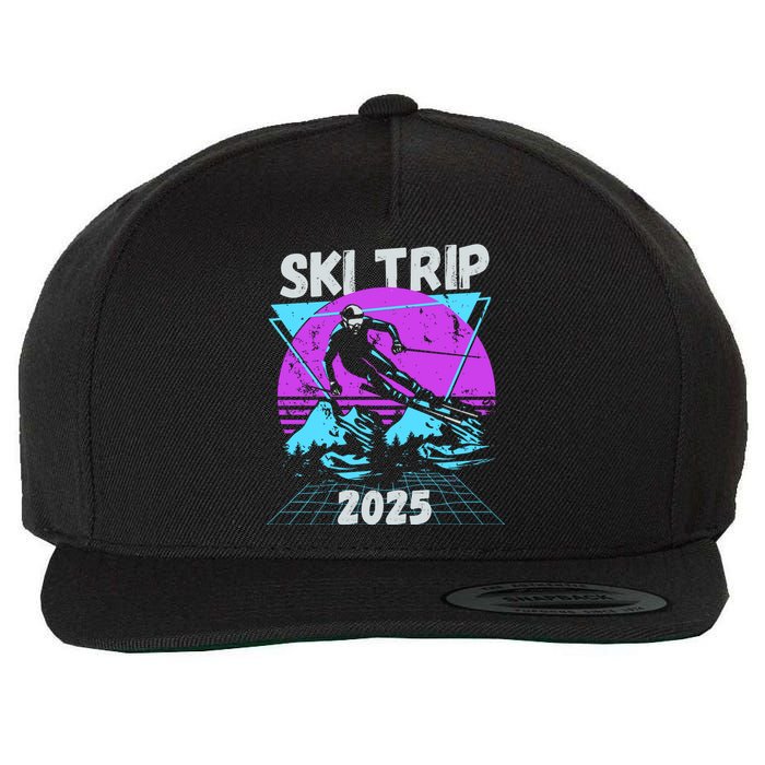 Ski Trip 2025 Wool Snapback Cap