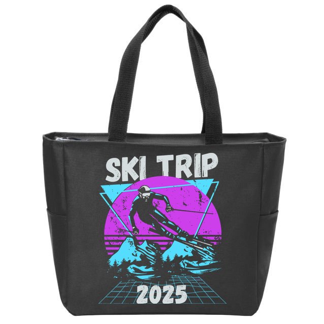 Ski Trip 2025 Zip Tote Bag