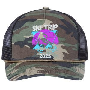 Ski Trip 2025 Retro Rope Trucker Hat Cap