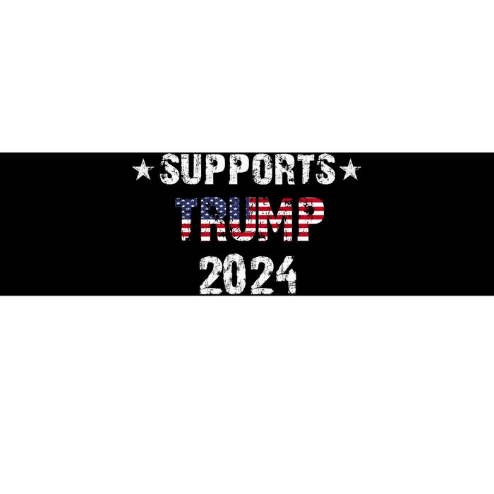 Supports Trump 2024 Vote Usa Bumper Sticker