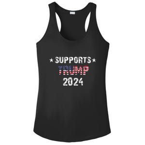 Supports Trump 2024 Vote Usa Ladies PosiCharge Competitor Racerback Tank