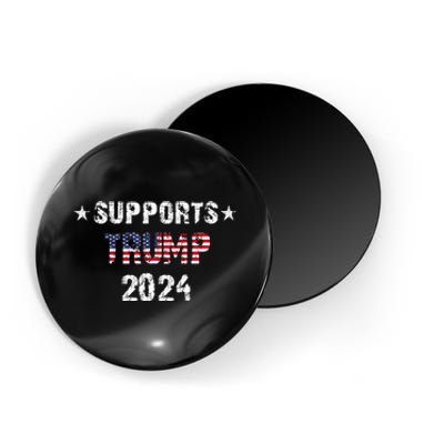 Supports Trump 2024 Vote Usa Magnet