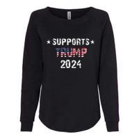 Supports Trump 2024 Vote Usa Womens California Wash Sweatshirt