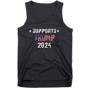 Supports Trump 2024 Vote Usa Tank Top