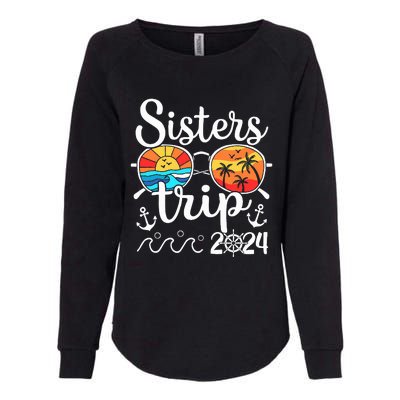 Sisters Trip 2024 Trip 2024 Cruising Vacation Weekend  Womens California Wash Sweatshirt