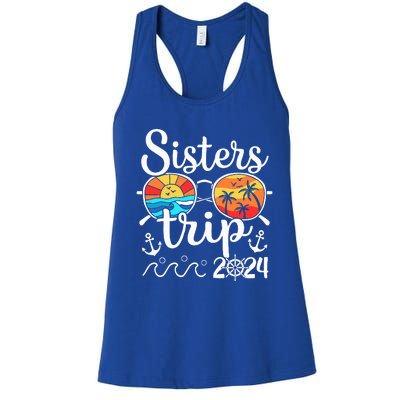 Sisters Trip 2024 Trip 2024 Cruising Vacation Weekend  Women's Racerback Tank