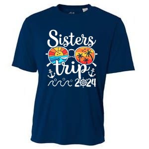 Sisters Trip 2024 Girl Trip 2024 Cruising Vacation Weekend Cooling Performance Crew T-Shirt