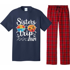 Sisters Trip 2024 Girl Trip 2024 Cruising Vacation Weekend Pajama Set