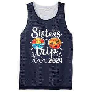 Sisters Trip 2024 Girl Trip 2024 Cruising Vacation Weekend Mesh Reversible Basketball Jersey Tank