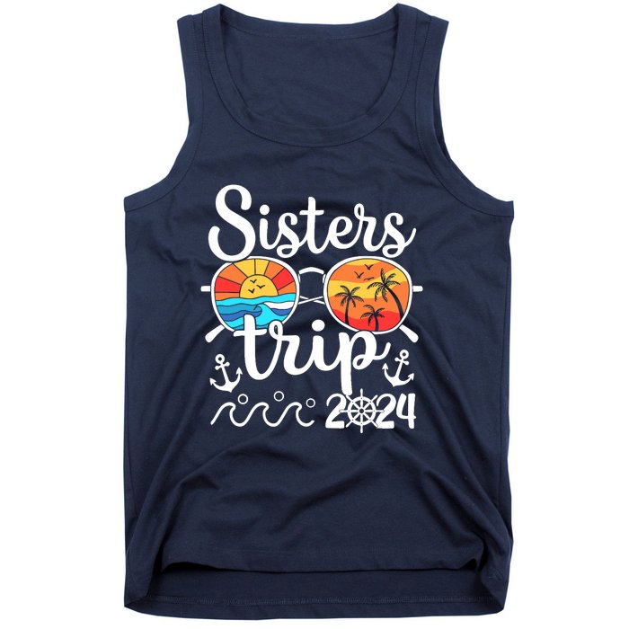 Sisters Trip 2024 Girl Trip 2024 Cruising Vacation Weekend Tank Top