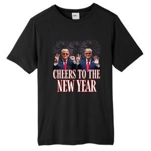 Sarcastic Trump 2025 Cheers To The New Year White House Tall Fusion ChromaSoft Performance T-Shirt