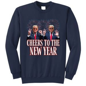 Sarcastic Trump 2025 Cheers To The New Year White House Sweatshirt