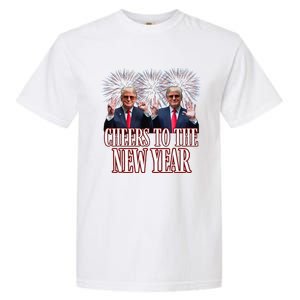 Sarcastic Trump 2025 Cheers To The New Year White House Garment-Dyed Heavyweight T-Shirt