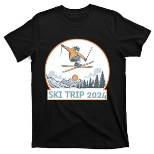 Ski Trip 2024 Matching Family Snow Skiing Vacation T-Shirt