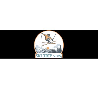 Ski Trip 2024 Matching Family Snow Skiing Vacation Bumper Sticker