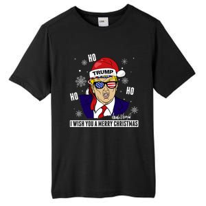 Santa Trump 2024 Ho Ho Ho Donald Trump 45/47 Gift Tall Fusion ChromaSoft Performance T-Shirt