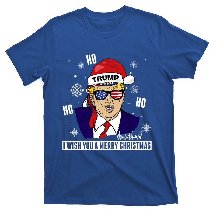 Santa Trump 2024 Ho Ho Ho Donald Trump 45/47 Gift T-Shirt