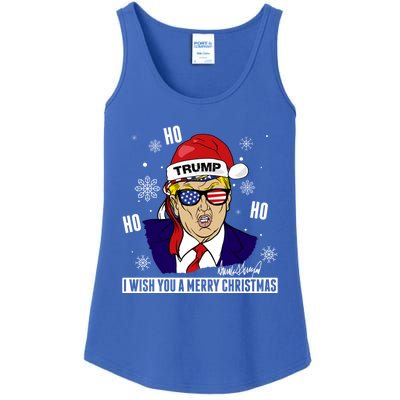 Santa Trump 2024 Ho Ho Ho Donald Trump 45/47 Gift Ladies Essential Tank