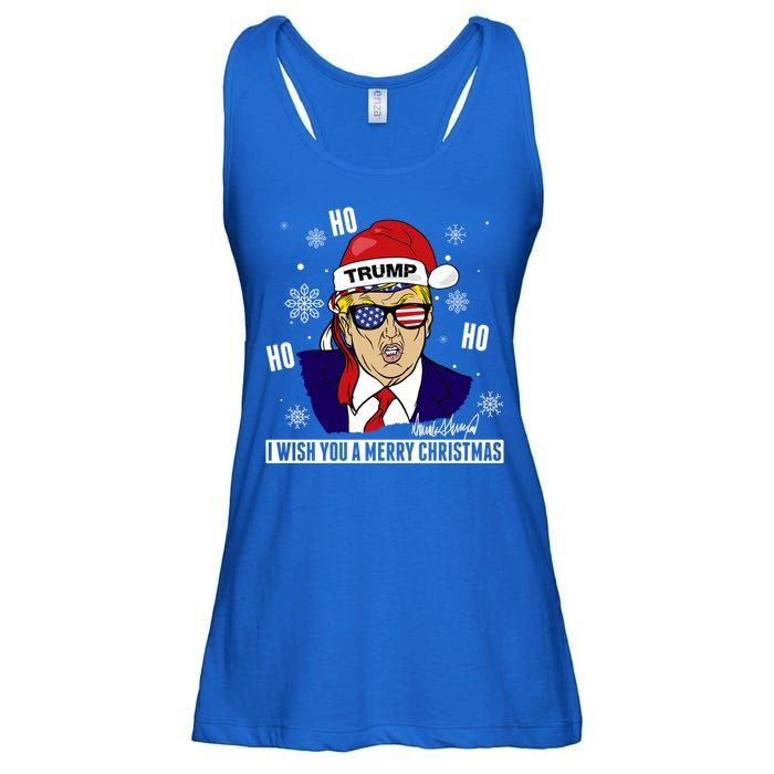 Santa Trump 2024 Ho Ho Ho Donald Trump 45/47 Gift Ladies Essential Flowy Tank