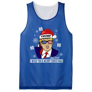 Santa Trump 2024 Ho Ho Ho Donald Trump 45/47 Gift Mesh Reversible Basketball Jersey Tank