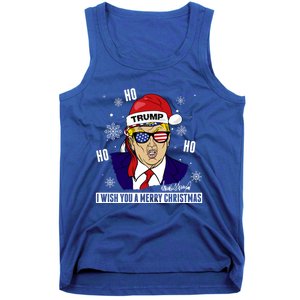 Santa Trump 2024 Ho Ho Ho Donald Trump 45/47 Gift Tank Top