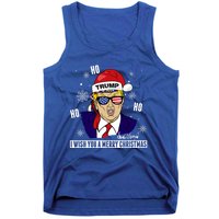 Santa Trump 2024 Ho Ho Ho Donald Trump 45/47 Gift Tank Top