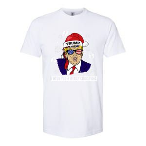 Santa Trump 2024 Ho Ho Ho Donald Trump 45/47 Gift Softstyle CVC T-Shirt