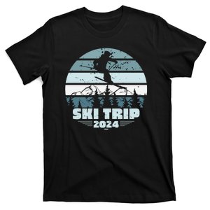 Ski Trip 2024 Skiing Vacation Family Trip T-Shirt